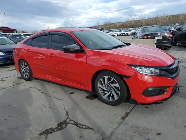 2HGFC2F76GH501662 - 2016 HONDA CIVIC EX RED photo 4