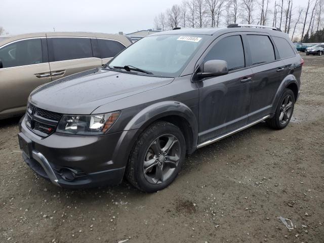 3C4PDDGG8FT598010 - 2015 DODGE JOURNEY CROSSROAD GRAY photo 1