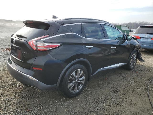 5N1AZ2MG8HN101312 - 2017 NISSAN MURANO S BLACK photo 3