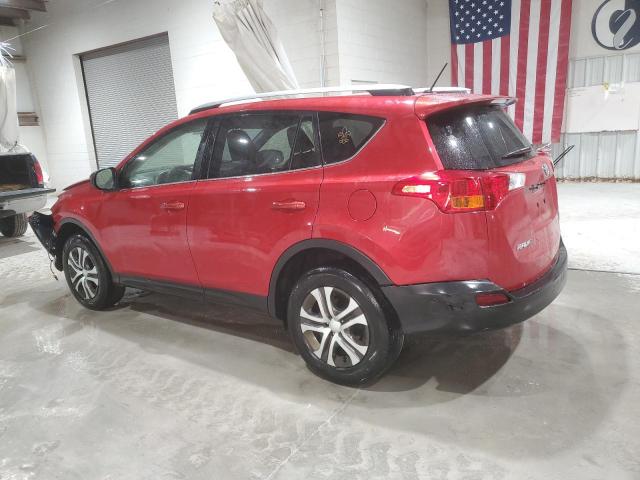 JTMBFREV0FD154970 - 2015 TOYOTA RAV4 LE RED photo 2