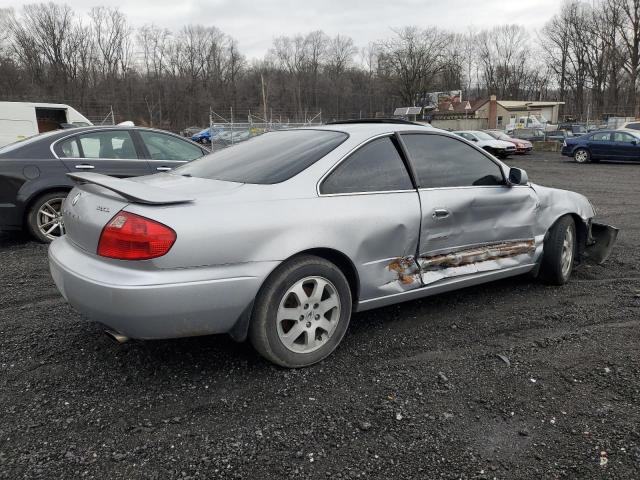 19UYA42432A004761 - 2002 ACURA 3.2CL SILVER photo 3