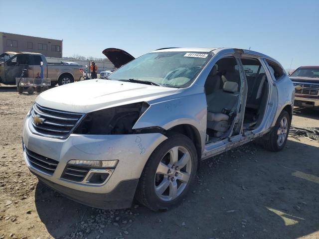 1GNKRJKD2GJ263266 - 2016 CHEVROLET TRAVERSE LTZ SILVER photo 1