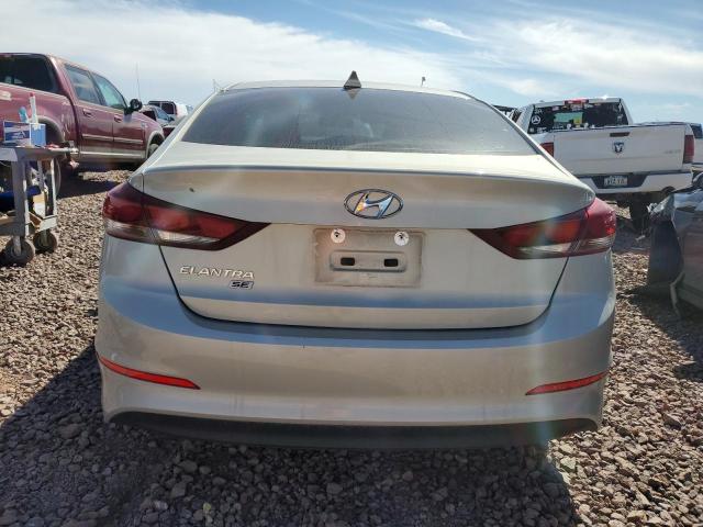 KMHD74LFXHU361854 - 2017 HYUNDAI ELANTRA SE SILVER photo 6