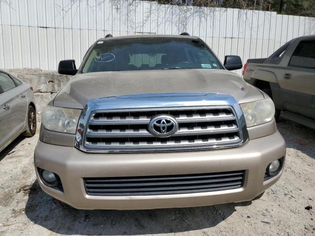 5TDZY68A78S011067 - 2008 TOYOTA SEQUOIA LIMITED BEIGE photo 5