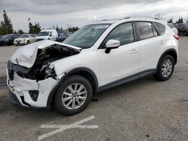 JM3KE2CYXF0469605 - 2015 MAZDA CX-5 TOURING WHITE photo 1