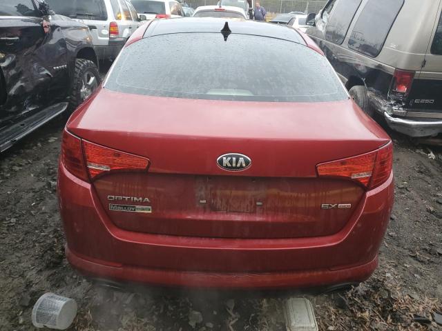 5XXGN4A7XDG132738 - 2013 KIA OPTIMA EX RED photo 6