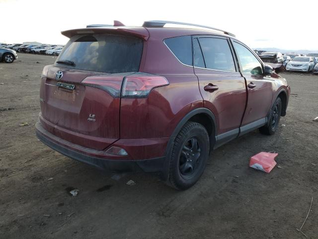 2T3BFREV2JW812641 - 2018 TOYOTA RAV4 LE MAROON photo 3