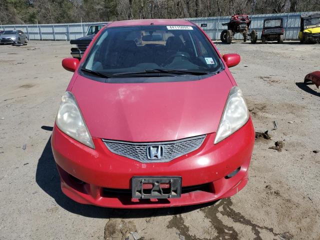 JHMGE87409S041378 - 2009 HONDA FIT SPORT RED photo 5