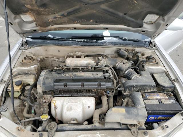 KMHJW35F6YU182532 - 2000 HYUNDAI ELANTRA GLS SILVER photo 11