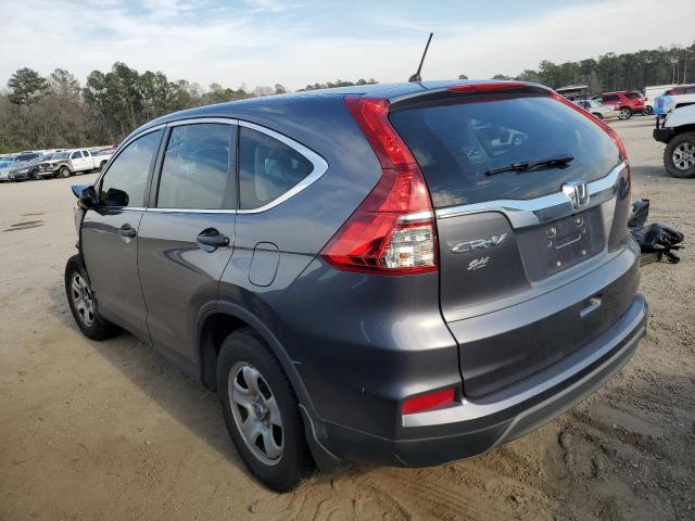 2HKRM3H34GH520971 - 2016 HONDA CR-V LX GRAY photo 2