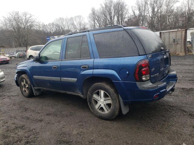 1GNDT13S652268680 - 2005 CHEVROLET TRAILBLAZE LS BLUE photo 2