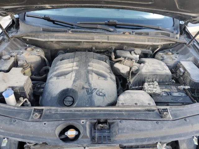 KM8NUDCC7AU134310 - 2010 HYUNDAI VERACRUZ GLS GRAY photo 11