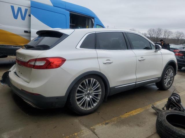 2LMPJ6LR0HBL18784 - 2017 LINCOLN MKX RESERVE თეთრი ფოტო 3