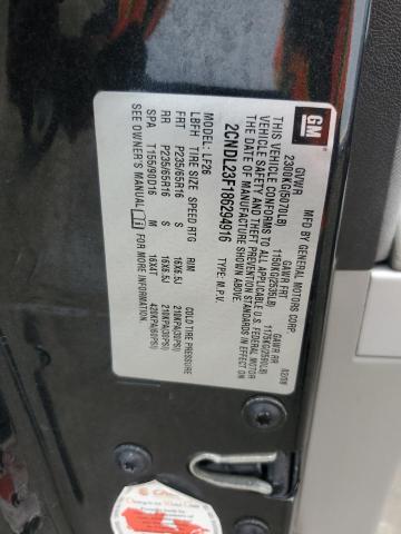 2CNDL23F186294916 - 2008 CHEVROLET EQUINOX LS GRAY photo 12