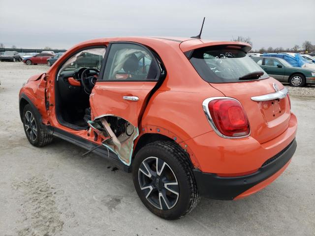 ZFBCFYAB0HP536799 - 2017 FIAT 500X POP ORANGE photo 2