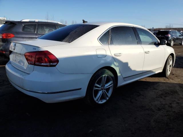 1VWCS7A35FC111253 - 2015 VOLKSWAGEN PASSAT SEL WHITE photo 3