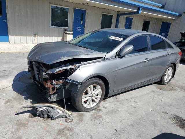 5NPEB4AC1DH785296 - 2013 HYUNDAI SONATA GLS GRAY photo 2