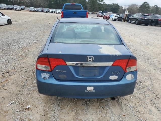 2HGFA16929H356446 - 2009 HONDA CIVIC EXL Mavi foto 6