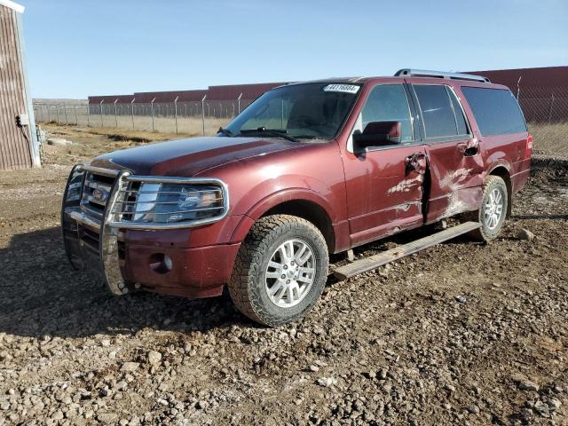 1FMJK2A50DEF20210 - 2013 FORD EXPEDITION EL LIMITED MAROON photo 1