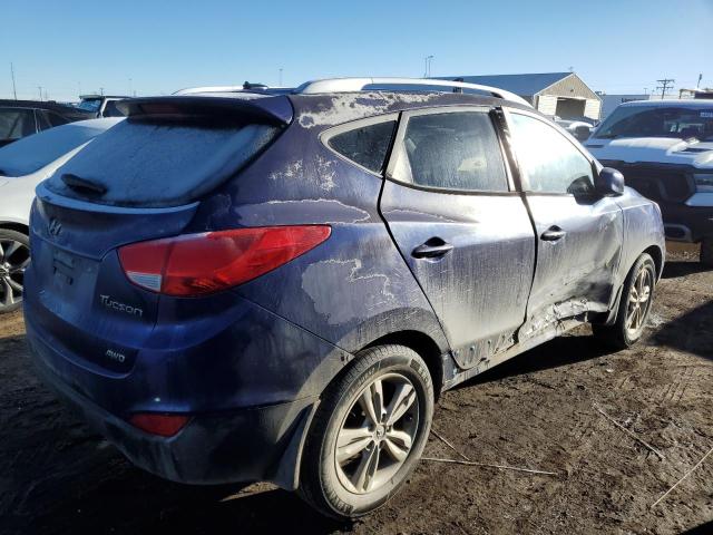 KM8JUCAC2AU091233 - 2010 HYUNDAI TUCSON GLS BLUE photo 3