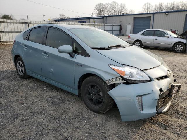 JTDKN3DU2F1875334 - 2015 TOYOTA PRIUS TURQUOISE photo 4