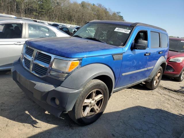 1D8GT28K47W595631 - 2007 DODGE NITRO SXT BLUE photo 1