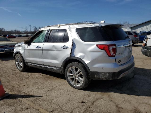 1FM5K8F88GGA05049 - 2016 FORD EXPLORER LIMITED SILVER photo 2