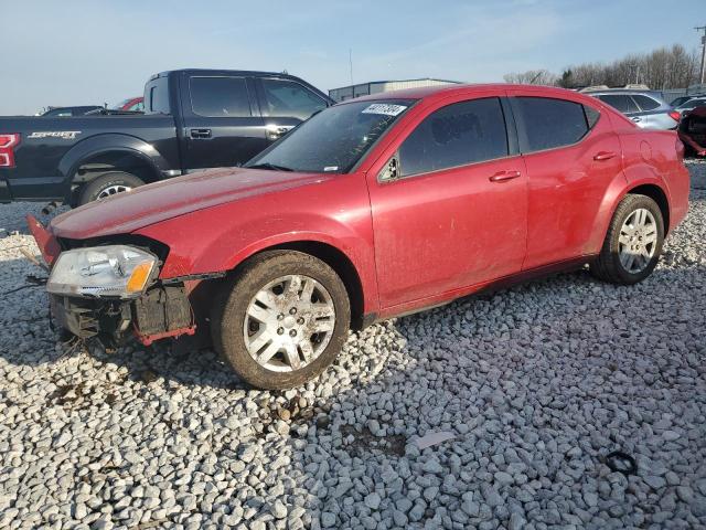 1C3CDZAB8DN613809 - 2013 DODGE AVENGER SE RED photo 1