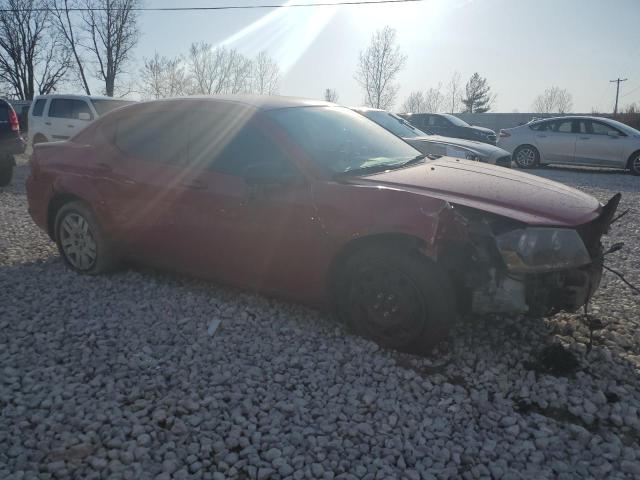 1C3CDZAB8DN613809 - 2013 DODGE AVENGER SE RED photo 4