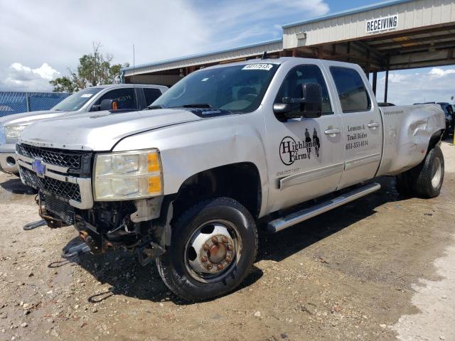 1GC4K1C83BF203130 - 2011 CHEVROLET SILVERADO K3500 LTZ SILVER photo 1