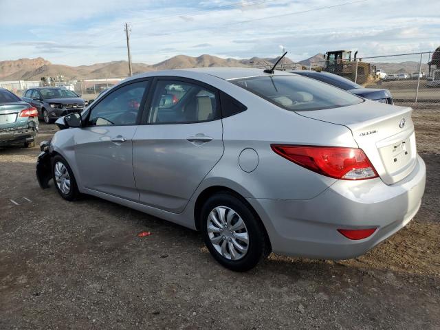 KMHCT4AE3EU704890 - 2014 HYUNDAI ACCENT GLS SILVER photo 2