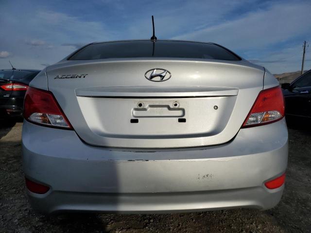 KMHCT4AE3EU704890 - 2014 HYUNDAI ACCENT GLS SILVER photo 6