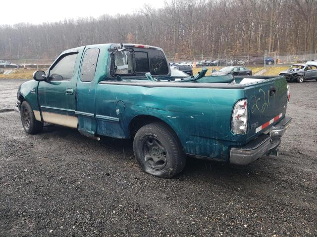 1FTZX1768WNB98454 - 1998 FORD F150 GREEN photo 2