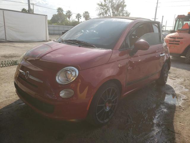 3C3CFFDR4CT203590 - 2012 FIAT 500 POP RED photo 1