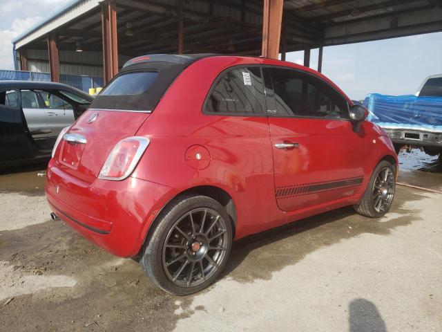 3C3CFFDR4CT203590 - 2012 FIAT 500 POP RED photo 3