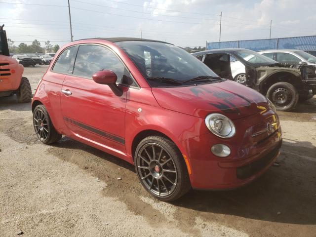 3C3CFFDR4CT203590 - 2012 FIAT 500 POP RED photo 4
