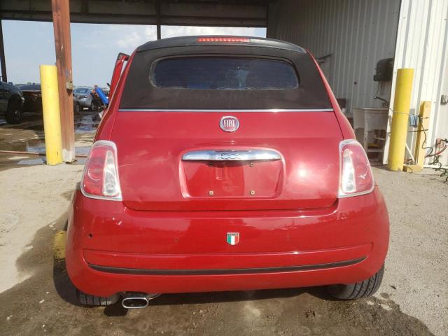 3C3CFFDR4CT203590 - 2012 FIAT 500 POP RED photo 6