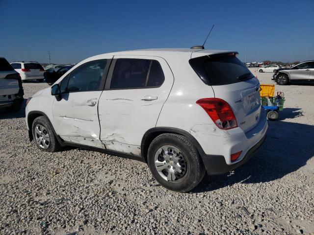 3GNCJKSB2HL267473 - 2017 CHEVROLET TRAX LS WHITE photo 2