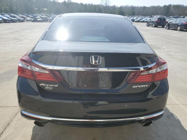 1HGCR2F6XHA007412 - 2017 HONDA ACCORD SPORT BLACK photo 6