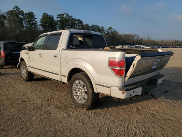 1FTFW1CV7AFA55405 - 2010 FORD F150 SUPERCREW WHITE photo 2