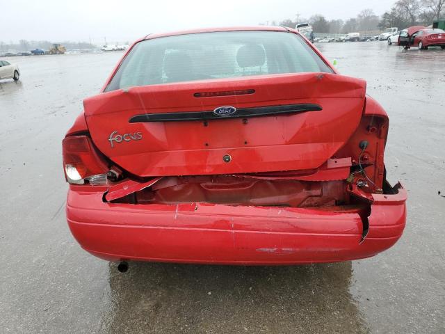 1FAFP33PX2W101164 - 2002 FORD FOCUS LX RED photo 6