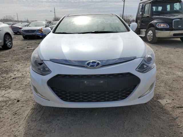 KMHEC4A4XFA122286 - 2015 HYUNDAI SONATA HYBRID WHITE photo 5