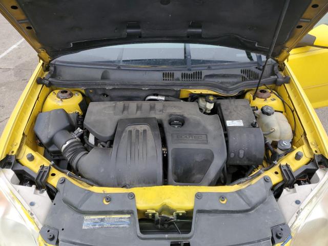 1G1AL15F077366307 - 2007 CHEVROLET COBALT LT YELLOW photo 11