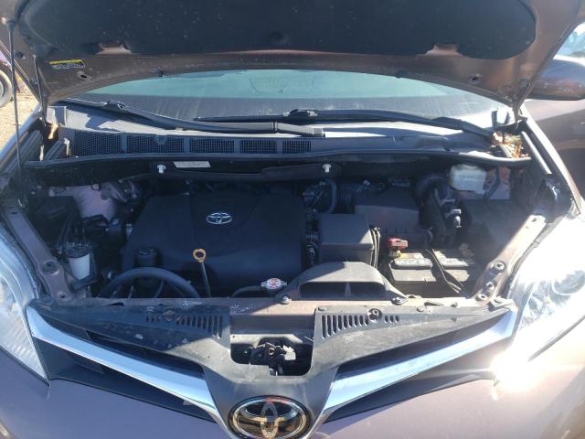 5TDKZ3DCXLS023839 - 2020 TOYOTA SIENNA LE BROWN photo 12