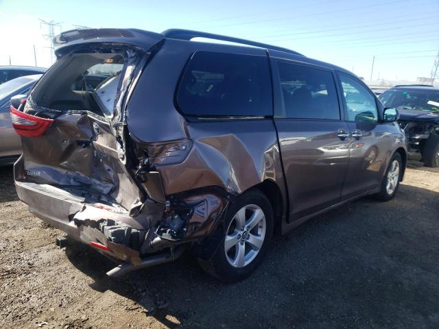 5TDKZ3DCXLS023839 - 2020 TOYOTA SIENNA LE BROWN photo 3