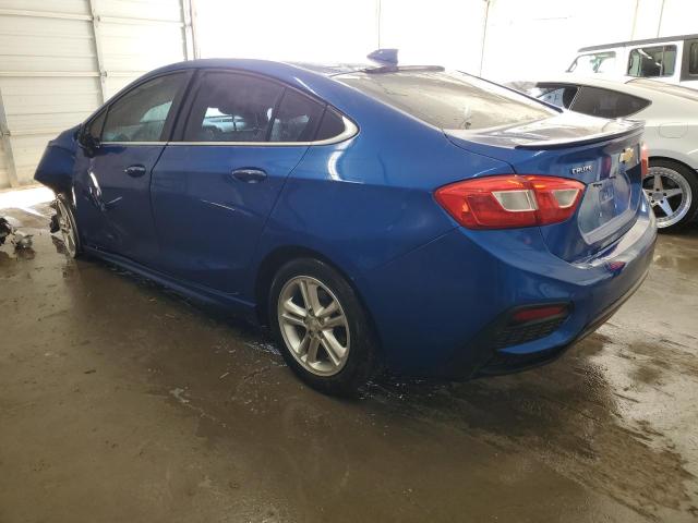 1G1BE5SM9G7306602 - 2016 CHEVROLET CRUZE LT BLUE photo 2