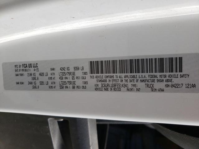 3C6URVJG9FE514341 - 2015 RAM PROMASTER 3500 HIGH 白色 照片 14