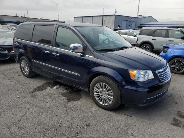 2C4RC1CG3DR621709 - 2013 CHRYSLER TOWN & COU TOURING L BLUE photo 4