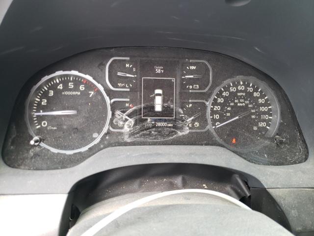 5TFUY5F10LX883648 - 2020 TOYOTA TUNDRA DOUBLE CAB SR/SR5 WHITE photo 9