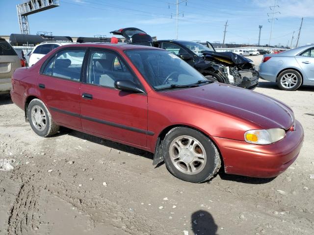 1Y1SK52831Z442430 - 2001 CHEVROLET GEO PRIZM BASE 红色 照片 4